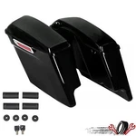 5" Stretched Saddlebag Bags W/ Latch For Harley Touring Street Road Glide 93-13. Fixed Price $173.45.
