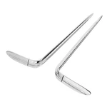 Moto Chrome Hard Saddlebag Accents Fit For Harley Road King Glide Flhr Fltru. Fixed Price $33.98.