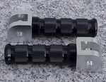 Honda Grom & Monkey Z125 Black Billet Front Foot Peg Rests. Fixed Price $19.95.