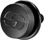 Saddlemen Single Black 1/4"-28 Rear Motorcycle Seat Mounting Knob Bolt Screw. Fixed Price $8.00.