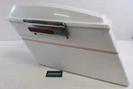 11 Harley Davidson Ultra Glide Classic Genuine White Lh Luggage Saddlebag. Fixed Price $349.00.
