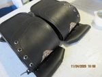 1 Pair Of Harley D.road King Saddlebag Guard Rail Bags-like New-with Studs #2. Fixed Price $129.95.