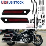 Saddlebags Hardware Cover Matte Black Latch Hinge Lock Kit For Harley 14-UP. Fixed Price $64.13.