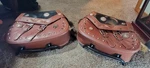 Leather Saddlebags For Harley Indian Motorcycle Accessory Softail Chief. Fixed Price $399.00.