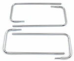 Chrome Saddlebag Rail Set For Harley Davidson By V-twin. Fixed Price $74.90.