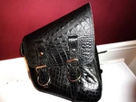 Rosa Design Harley Davidson Softail Right Side Swing Arm Bag Tool Black. Fixed Price $49.99.