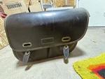 Triumph Waxed Cotton Pannier Right Hand Side Only Olive Green. Fixed Price $150.00.
