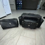 All American 2 Piece Pvc Motorcycle Sissy Bar Luggage. Fixed Price $35.00.
