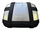 Complete Givi TRK52N Gray Aluminum Top Case Cover Mounted - ZTRK52CNM. Fixed Price $364.07.
