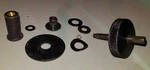 Harley Fxrs Convertible Saddlebag Knobs Hardware 90714-89 X2 Nos EP11793. Fixed Price $425.00.