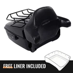 Rear Trunk Top Case Luggage Storage Cargo Backrest Fit For Harley Touring 14-25. Fixed Price $249.99.