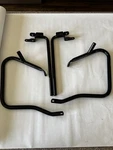 Black 90200788 Harley Rear Guards Touring 2014-2024. Fixed Price $110.00.