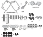 Givi PLO3118CAM Luggage Rack Kit For Monokey Trekker Outback, V-strom 1050/XT/DE. Fixed Price $315.66.