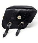 Willie & Max Compact Slant Saddlebag Motorcycle Synthetic Leather Black. Fixed Price $49.99.