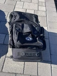 Fieldsheer Universal Sissy Bar Luggage Rack Bag - Harley Expandable Folds Down. Fixed Price $99.00.