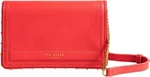 Ted Baker Women Purse Crossbody Bag Kahnisa Studded Edge Leather Coral. Fixed Price $185.00.