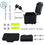 45L Motorcycle Hard Trunk Aluminum Rear Luggage With Backrest And Mounting Plate. Fixed Price $70.97.
