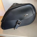 Saddlemen Drifter Teardrop Saddlebag With Shock Cutaway 3501-0459. Fixed Price $160.00.