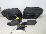 Willie & Max Saddlebags Right Left Set High Pipe Body Style SB600 RM-317. Fixed Price $104.47.