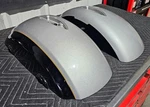 Indian Motorcycle Star Silver / Thunder Black Saddlebag Lids Oem 5450213-1477. Fixed Price $150.00.