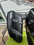 Oem Harley 90544-97 Road King Classic Leather Saddlebags Pair 93-08 Touring. Fixed Price $250.00.