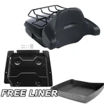 Chopped Trunk Backrest Rack Base Plate Fit For Harley Touring Glide 2014-2026 Us. Fixed Price $279.50.