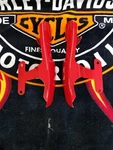 Harley Davidson Electraglide Filler Trims/scarlet RED/91741-10DBJ. Fixed Price $125.00.