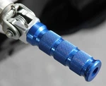 2014-2026 Honda Grom & Monkey Z125 Blue Billet Front Foot Peg Rests. Fixed Price $19.95.