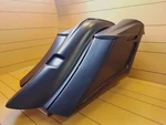 Harley Davidson Stretch Gangsta Saddlebags/fender And 8X8 Lids Touring 09-2013. Fixed Price $1135.25.