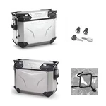 Givi Evo Aluminum 37L Motorcycle Luggage Kit For Morini X-cape 650. Fixed Price $1021.08.