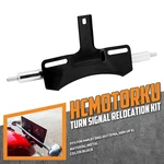 License Plate Mounted Turn Signal Relocation Kit For Harley 04-2022 Sportster Xl. Fixed Price $45.99.