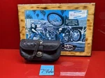 Harley Springer Softail Windshield Bag Seat Leather Basket Weave Flsts Heritage. Fixed Price $270.00.