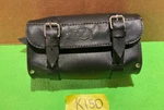 Harley Black 8" Handlebar Fork Tool Pouch Bag & Shield Logo #91744-87T. Fixed Price $32.99.