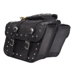 14" Motorcycle Pvc Studded Saddlebags W/ Concho & Pocket For Suzuki - SDA13. Fixed Price $144.00.