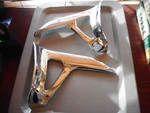 Nos Honda GL1800 Goldwing 2006-07 Oem Chrome Saddlebag Scuff Pads 08P56-MCA-100. Fixed Price $98.99.