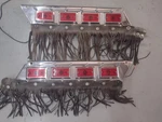 Harley Saddlebag Guard Lights 90500-80 With Rails 49193-79. Fixed Price $85.00.