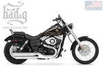 Harley Dyna Square Battery Cover Bag Genuine Leather - DBB04 Bad&g Customs. Fixed Price $109.95.