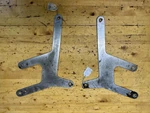 Harley-davidson Fl Shovelhead Saddlebag Guard Brackets 1968-77 90808-68. Fixed Price $45.00.
