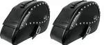 New Saddlemen Desperado Tear Drop Studded Leather Saddlebags 3501-0508. Fixed Price $150.00.