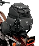 Saddlemen BR1800EX/S Combination Backrest, Seat And Sissy Bar Bag With Studs .... Fixed Price $177.99.