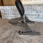 Harley Softail Backrest Detachables Sideplates Luggage Rack Pad Measurement Pics. Fixed Price $225.99.