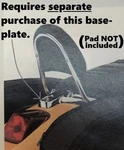 Nos Harley '02-06 Vrod Chrome Low Sissy Backrest Bar Upright For Rear Passenger. Fixed Price $110.00.