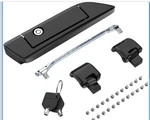 Black Pack Trunk Latches Key Hinges For Harley Pak Touring Flt 2014-2024. Fixed Price $40.00.