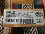 Harley Docking Kit Covers Black 48221-10. Fixed Price $19.99.