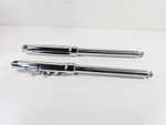 2009 Harley Fxcwc Softail Rocker Straight Chrome Front Fork Leg Set 46950-08. Fixed Price $1299.99.