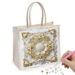 Diy Pearl Painting Canvas Tote Kit 11.42IN Diamond Art Handbag For Women .... Fixed Price $25.25.
