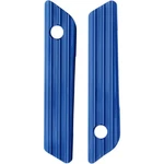 Arlen Ness 03-604 Blue 10 Gauge Saddlebag Hinge Latch Cover 14-25 Harley Touring. Fixed Price $171.79.