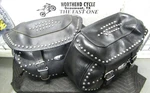 07-14 Harley Softail Left Right Saddlebag Luggage Leather Oem 90476-06A 90477-06. Fixed Price $98.98.
