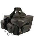 Milwaukee Leather Double Front Pocket Reflective Throw Over Saddle Bag - SH66602. Fixed Price $149.99.