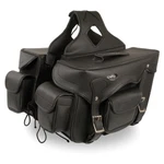 Milwaukee Leather 666 Black Pvc 'reflective' Throw Over Motorcycle Saddlebags. Fixed Price $139.99.
